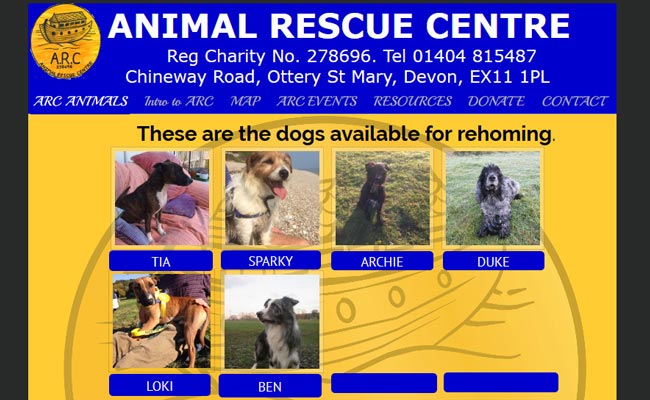 A R C Animal Rescue Centre in A R C Animal Rescue Centre - British Kennels  Directory