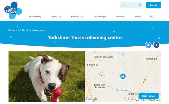 Blue Cross Rehoming Centre