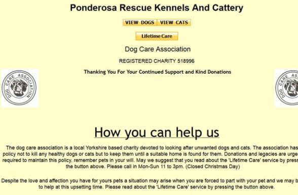 Ponderosa Dog Care Association