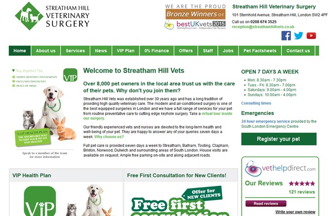 Streatham Hill Veterinary Surgery